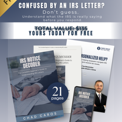 Caros Group Tax Resolution and Divorce Services - Need help understanding an IRS notice? Start with your free guide: https://carosgroup.com/irs-notice-guide