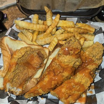 SouthPaw Soul Kitchen - Perch fries and coleslaw slaw - Caterers Near Me - Indianapolis, Indiana