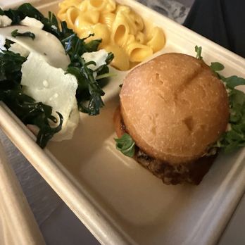 Erewhon Manhattan Beach - Beef slider, a side of Mac n cheese (definitely not the gluten free version) and a salad of some sort. I forgot the name of the salad. - Grocery Near Me - Manhattan Beach, California Erewhon Manhattan Beach - Beef slider, a side of Mac n cheese (definitely not the gluten free version) and a salad of some sort. I forgot the name of the salad. - Grocery Near Me - Manhattan Beach, California