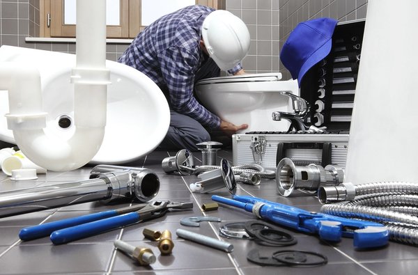 Plumbing work and service - At Service Max Pro, we specialize in rough and fashion plumbing.  We can service a leak in your bathroom, or replace your water heater.  Call us today for any service need!