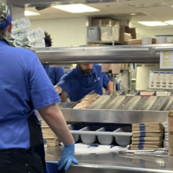 Culver's - Two maskless men - Burgers Near Me - Harwood Heights, Illinois
