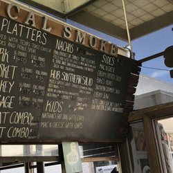 Local Smoke - Menu