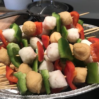 Pearl River Food - Fishball skewers. Their cuttlefish, white fish and fried fish balls are all yummy - Grocery Near Me - Scarborough, Ontario Pearl River Food - Fishball skewers. Their cuttlefish, white fish and fried fish balls are all yummy - Grocery Near Me - Scarborough, Ontario