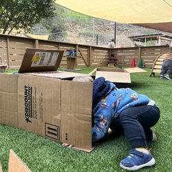BunnyBears Preschool - Toddlers and boxes - forever play time