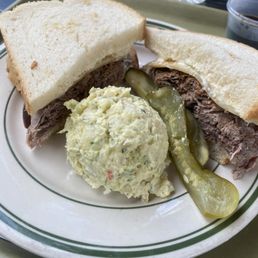 Roast beef and potato salad