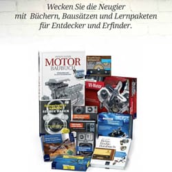 Franzis Verlag - Wecken Sie die Neugier
mit Büchern, Bausätzen und Lernpaketen
für Entdecker und Erfinder