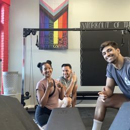 Me and the owners of this gym!