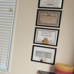 Danville Massage & Coaching Hypnotherapy - Certificates