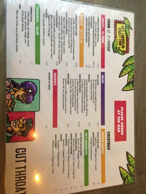Menu photo 1 Cut Throat Amsterdam, NH