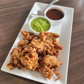 Chimney Indian Kitchen + Bar - Onion Bhajia - Indian Near Me - Chapel Hill, North Carolina Chimney Indian Kitchen + Bar - Onion Bhajia - Indian Near Me - Chapel Hill, North Carolina