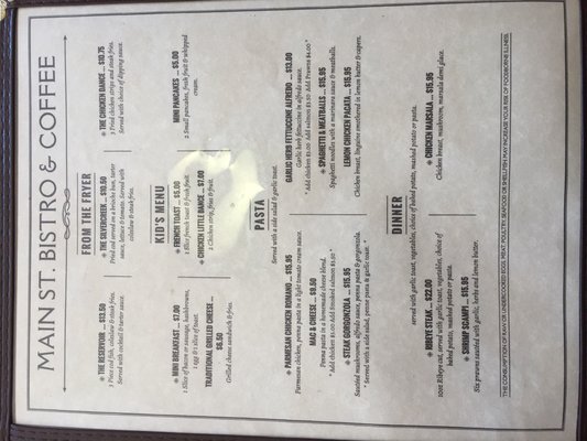 Menu photo 6 Main St Bistro & Coffee Silverton, OR Menu photo 6 Main St Bistro & Coffee Silverton, OR