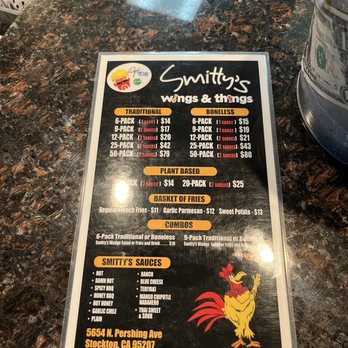Smitty's Wings & Things - Menu - Chicken Wings Near Me - Stockton, California Smitty's Wings & Things - Menu - Chicken Wings Near Me - Stockton, California