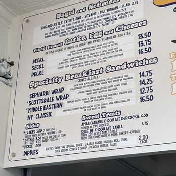 Edith's - Breakfast menu - Sandwiches Near Me - New York, New York