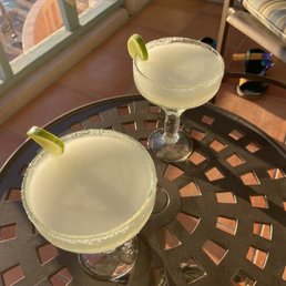 Our stay included these two, beautiful margaritas. Our stay included these two, beautiful margaritas.