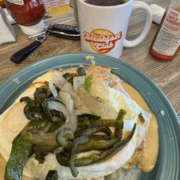this was called the farm boy hashbrowns eggs good sausage and the coffee was excellent as well