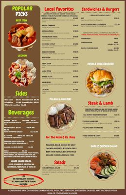 Menu photo 8 Hawaiian Style Cafe Kamuela, HI Menu photo 8 Hawaiian Style Cafe Kamuela, HI