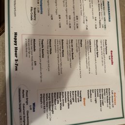 a menu for a mexican restaurant