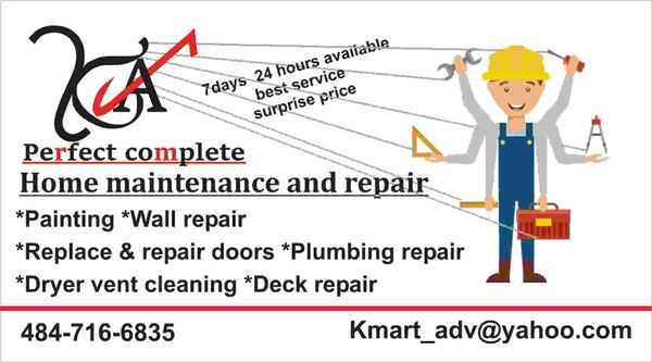 Perfect Complete Home Maintenance & Repair Logo