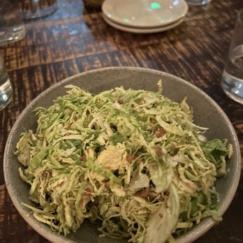 Cafe Ba-Ba-Reeba! - Shaved Brussels Sprouts Salad - Spanish Near Me - Chicago, Illinois Cafe Ba-Ba-Reeba! - Shaved Brussels Sprouts Salad - Spanish Near Me - Chicago, Illinois
