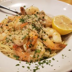 Brass City Bistro - Shrimp Scampi over linguini