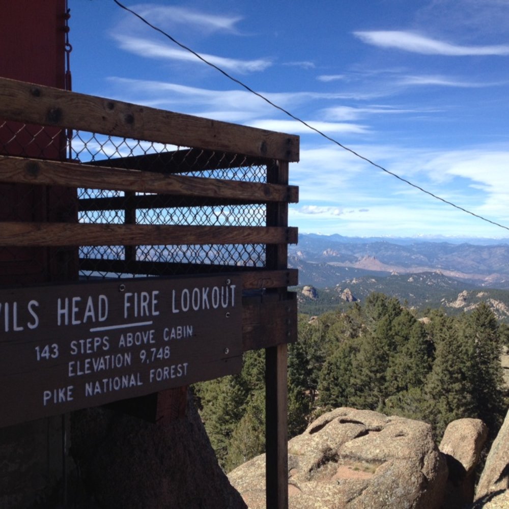 Devils Head Fire Tower - View from the tower. - Hiking Near Me - Sedalia, Colorado