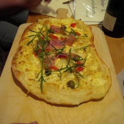 Weingut & Gästehaus H.-J. Junglen - Weingut H.-J. Junglen, Flammkuchen maritim