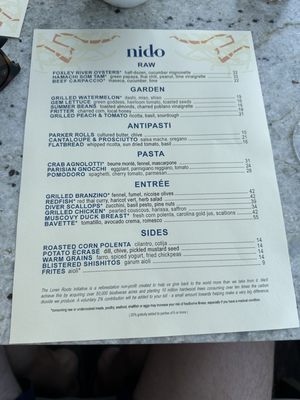 Menu photo 5 Nido Austin, TX