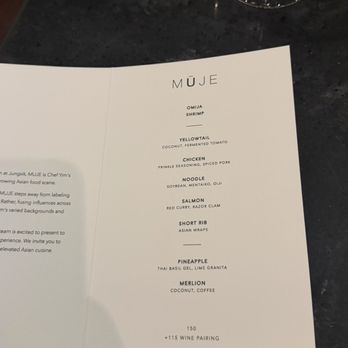 Muje - menu august 2026 - Asian Fusion Near Me - New York, New York Muje - menu august 2026 - Asian Fusion Near Me - New York, New York