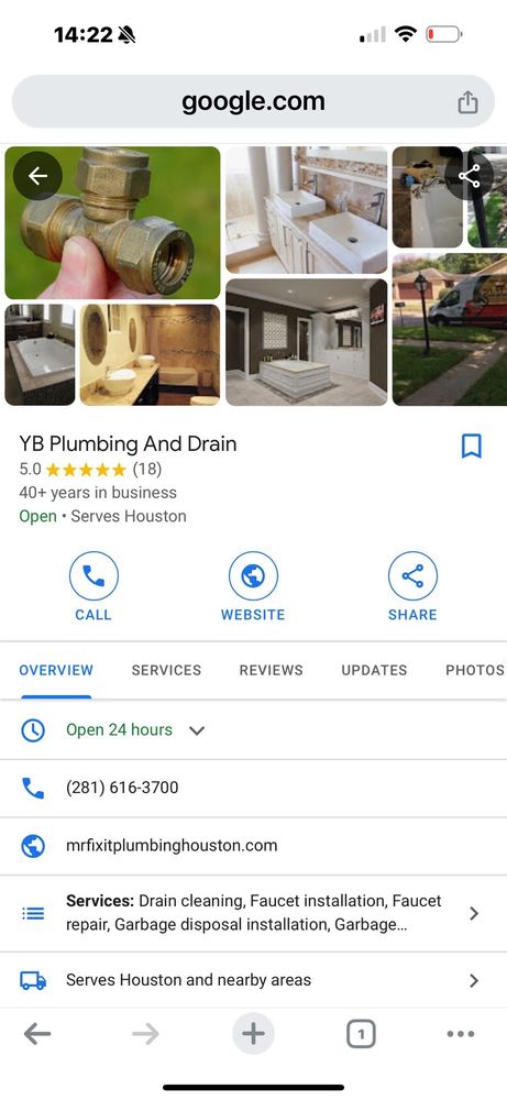 Slide of YB Plumbing
