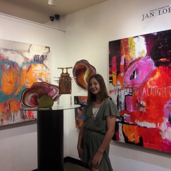 Fire & Rain Gallery - my daughter at a 2019 special exhibit - Art Galleries Near Me - Folsom, California