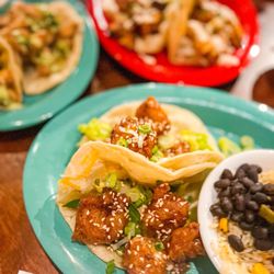 Cabo Fish Taco - Soy Ginger Shrimp Tacos