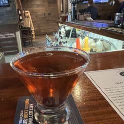 Plymouth Public House - Barrel aged Manhattan