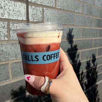 Falls Coffee - Valentine's Latte - Coffee & Tea Near Me - Minneapolis, Minnesota