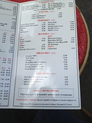 Menu photo 3 Café des Officiers Paris, 75 Menu photo 3 Café des Officiers Paris, 75