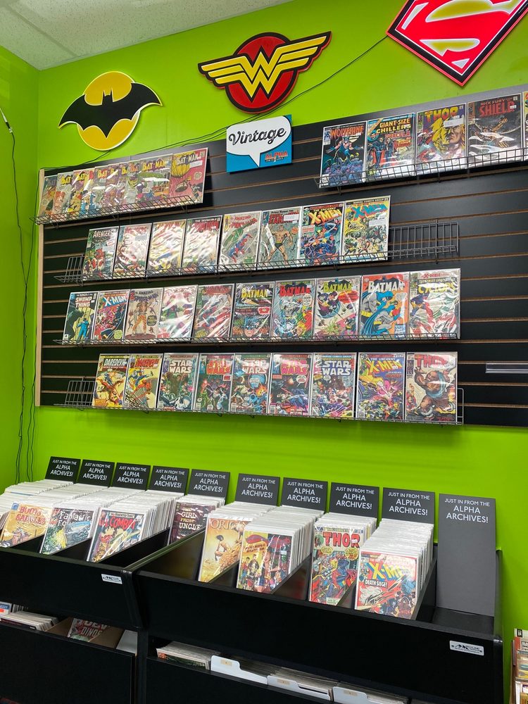 Alpha Comics And Games Logo