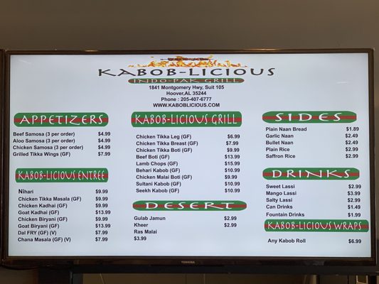 Menu photo 5 Kabob-Licious Hoover, AL Menu photo 5 Kabob-Licious Hoover, AL