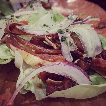 Husk - Crispy pig ear lettuce wraps - American Near Me - Charleston, South Carolina