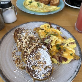 Tostado - Gaga dis coco pumpkin pancakes and it's scrambled eggs - Breakfast & Brunch Near Me - San Juan, Puerto Rico Tostado - Gaga dis coco pumpkin pancakes and it's scrambled eggs - Breakfast & Brunch Near Me - San Juan, Puerto Rico