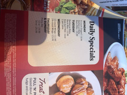 Menu photo 3 Miller's Ale House Pensacola, FL