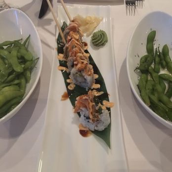 Ocean Hai - Tiger roll, so good couldn't wait!! - New American Near Me - Clearwater Beach, Florida