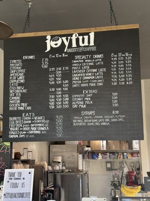 Menu photo 2 Joyful Bakery & Coffee Buena Vista, CO
