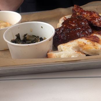 Burning Tree Smokehouse - Mac n cheese, greens, rib sandwich - Tacos Near Me - Birmingham, Alabama