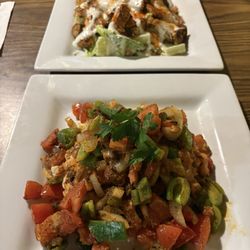 Jour Et Nuit - Chicken Shawarma and salmon à la portuguese