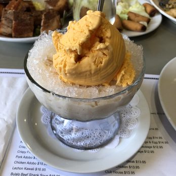 Cafe Colma - Halo-halo with mango ice cream - Filipino Near Me - Colma, California Cafe Colma - Halo-halo with mango ice cream - Filipino Near Me - Colma, California