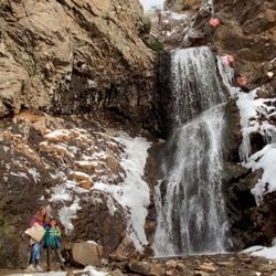Upper falls partially frozen :)