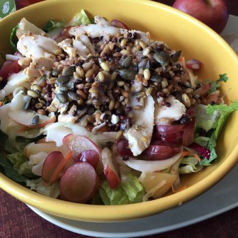 Panera Bread - Ancient Arugula salad- I substituted arugula for romaine though. $9.09, expensive, but it was so worth it! - Salad Near Me - Sicklerville, New Jersey Panera Bread - Ancient Arugula salad- I substituted arugula for romaine though. $9.09, expensive, but it was so worth it! - Salad Near Me - Sicklerville, New Jersey