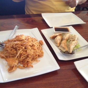 China Bistro - Pad thai and Pot Stickers. All the flavors of the dishes were bright and clean! Really good food. - Thai Near Me - Boulder City, Nevada