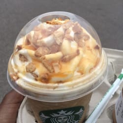 Starbucks - Carmel waffle cone frappe