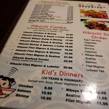 Hokkaido - Hibachi menu - Japanese Near Me - Evans, Georgia Hokkaido - Hibachi menu - Japanese Near Me - Evans, Georgia
