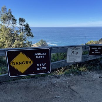 McWay Falls - Stay on the trail - Beaches Near Me - Big Sur, California